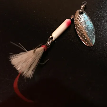 Cotton Cordell Cotton Tail 2 Cuiller, Nickel, 3.4g, Plumes, #4140