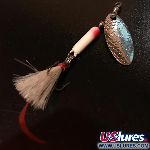 Cotton Cordell Cotton Tail 2 Cuiller, Nickel, 3.4g, Plumes, #4140