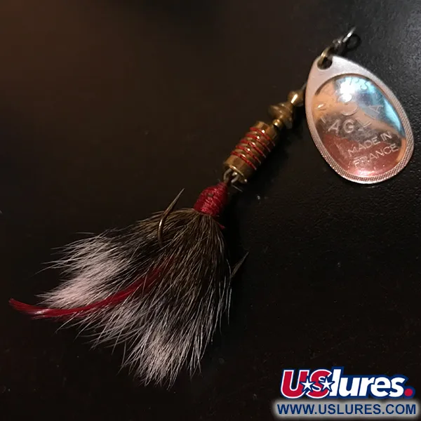 Mepps Aglia 3 dressed Cuiller, Argent, 7.3g, Poil d'écureuil, #4146