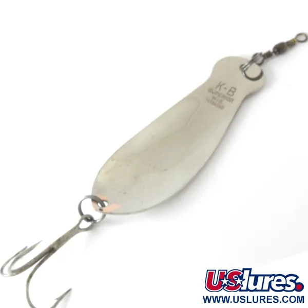 K-B Bait K-B Spoon Cuillère, Nickel, 50g, USA, #4150