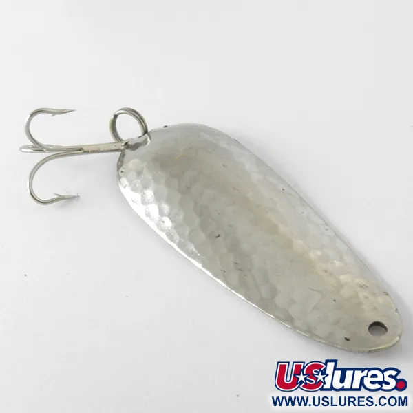 Nebco FlashBait 166 Cuillère, Nickel martelé, 14g, #4156