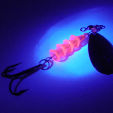 Luhr Jensen TEE Spoon Cuillère, Nickel/Or/Rose UV, 11g, UV Glow, #4177