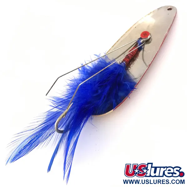 Eppinger Weedless Dardevle Cuillère, Ivory/Red/Nickel/Blue, 28g, #4191