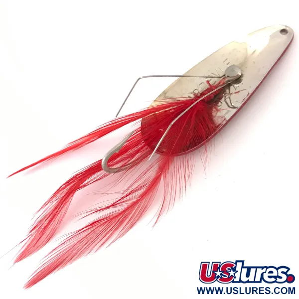 Eppinger Weedless Dardevle Imp Cuillère, Rouge/Blanc/Nickel, 11g, #4194