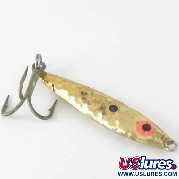 Mann's Mann-O-Lure Hammered Cuillère, Hammered Gold, 17g, #4221