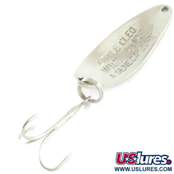 Seneca Little Cleo Cuillère, Nickel / Rouge, 7g, Vintage, #4224