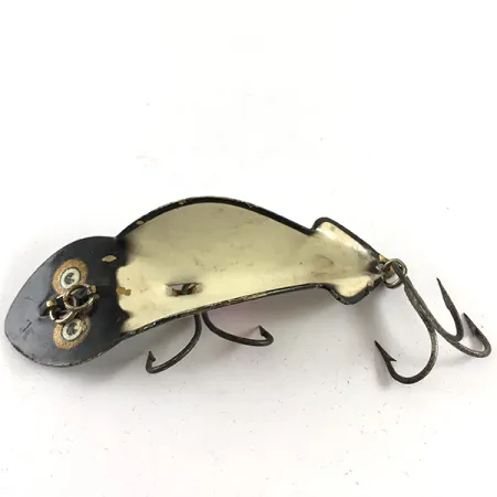 Buck Perry Spoonplug Cuillère, Noir / Blanc, 10g, Vintage, #4235