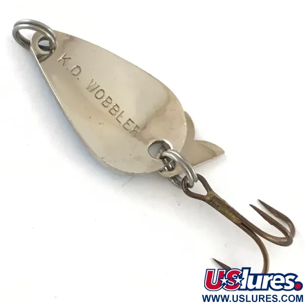 Acme K.O. Wobbler Cuiller, Nickel / Bleu, 3,5g, Sonic Flipper, #4236