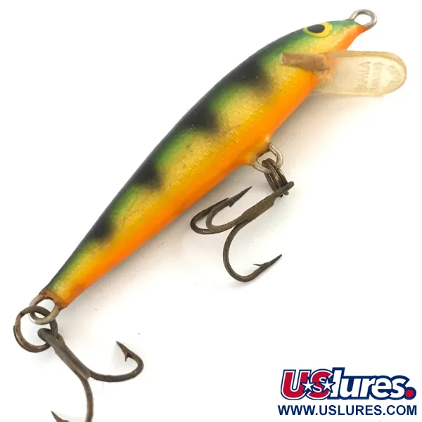 Rapala Original Floater Poisson-nageur, Perche, 3.4g, Balsa, #4242