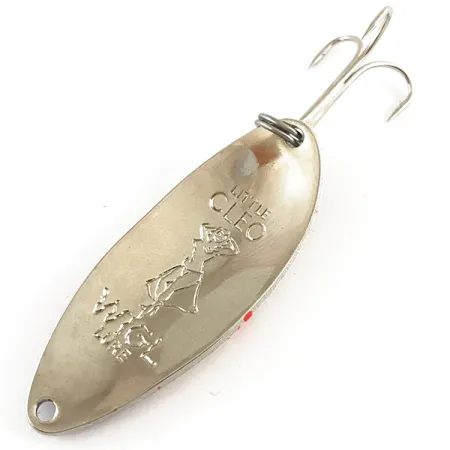 Seneca Little Cleo (Hula Girl) Cuillère, Blanc/Marron/Rouge/Nickel, 14g, #4248