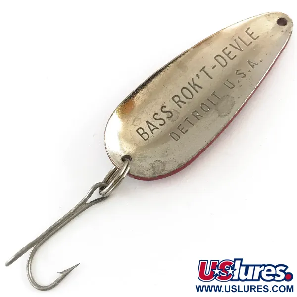 Dardevle Rok't Imp Cuillère, Rouge / Blanc / Nickel, 21g, #4259