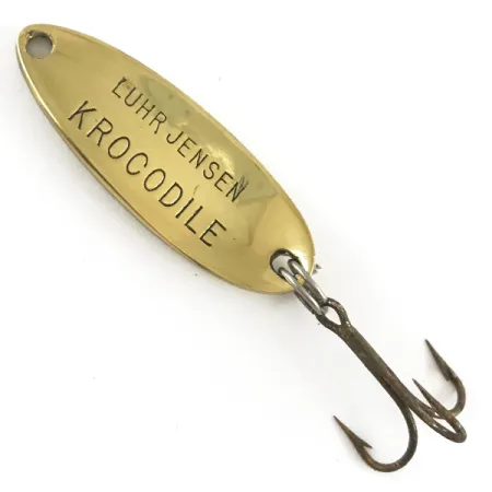 Luhr Jensen Krocodile Cuillère, Or martelé, 6g, Profil compact, #4264