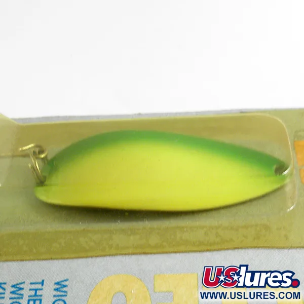 Seneca Little Cleo (Hula Girl) Cuiller, Jaune/Vert/Nickel, 14g, #4286