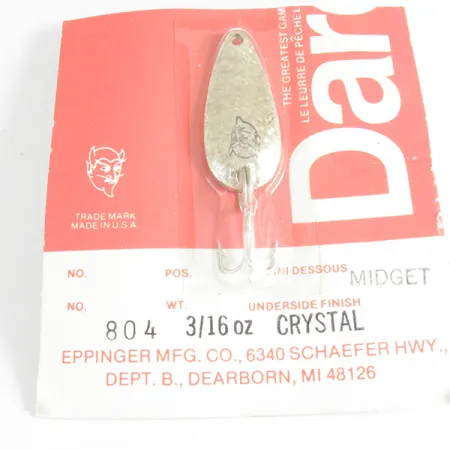 Eppinger Dardevle Midget Crystal Cuillère, Crystal, 5,3g, #4288