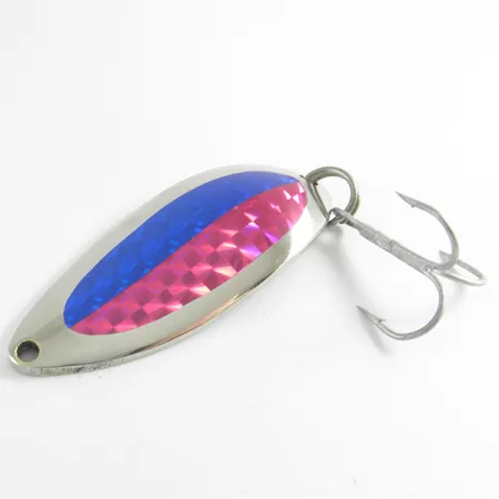 Luhr Jensen Little Jewel Cuillère, Nickel/Bleu/Rose, 21g, #4295