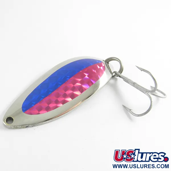 Luhr Jensen Little Jewel Cuillère, Nickel/Bleu/Rose, 21g, #4295