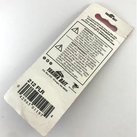 Yakima Bait Worden’s Original Rooster Tail Cuillère, Orange Fluo, 7g, #212 FLR