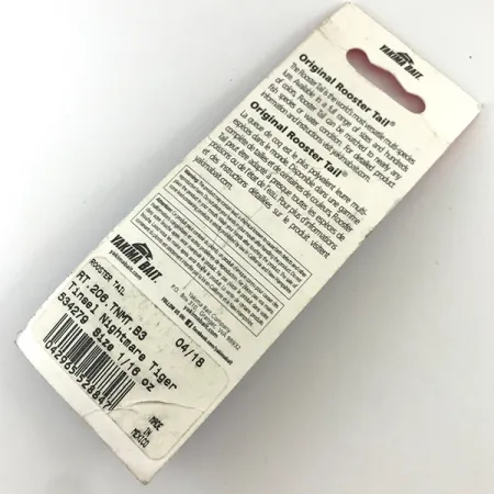 Worden’s Original Rooster Tail Cuillère, Fire Tiger, 1/16oz, #RT.208.TNMT.B3