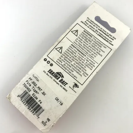 Yakima Bait FlatFish Poisson Nageur, Fire Tiger, 4g, #4323