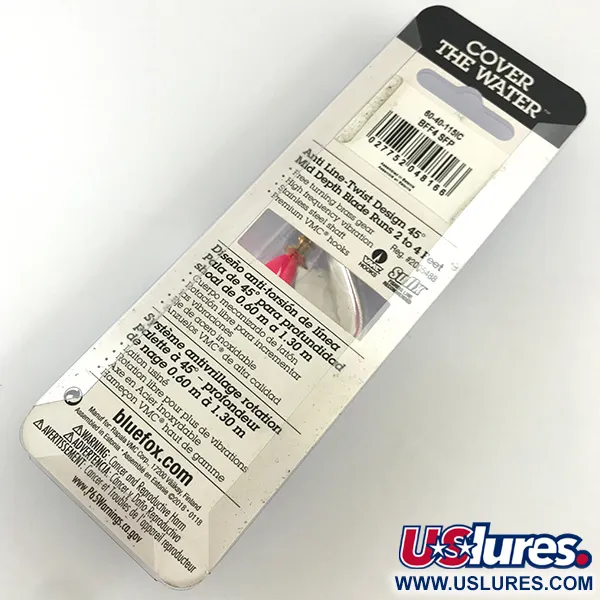 Blue Fox Super Vibrax 4 Cuiller, Argent, 10g, Anti-vrillage, #4326