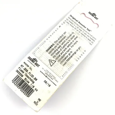 Worden’s Original Rooster Tail Cuiller, Or, 3.6g, Queue Plumes, #4446