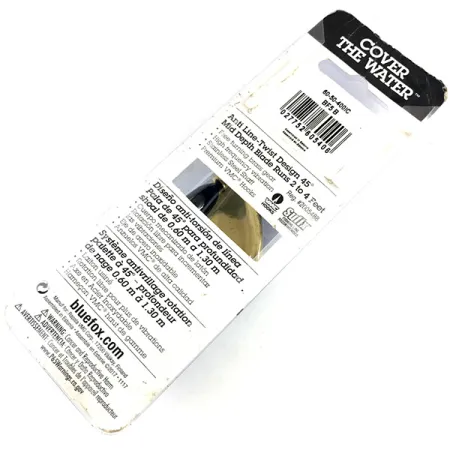 Blue Fox Super Vibrax 5 Cuiller, Noir, 13g, Anti-vrillage, #4369