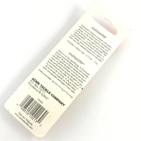 Cuillère Acme Kastmaster, Nickel / Vert, 7g, Laiton Massif, #4388