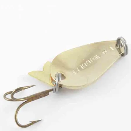 Acme K.O. Wobbler Cuillère, Or / Orange, 3.5g, Flipper Tail, #4397