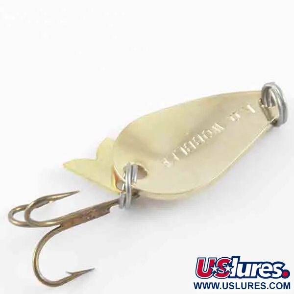 Acme K.O. Wobbler Cuillère, Or / Orange, 3.5g, Flipper Tail, #4397