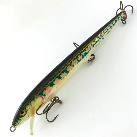Rapala Original Floater Poisson Nageur, Rouge/Doré/Vert, 7g, #4453
