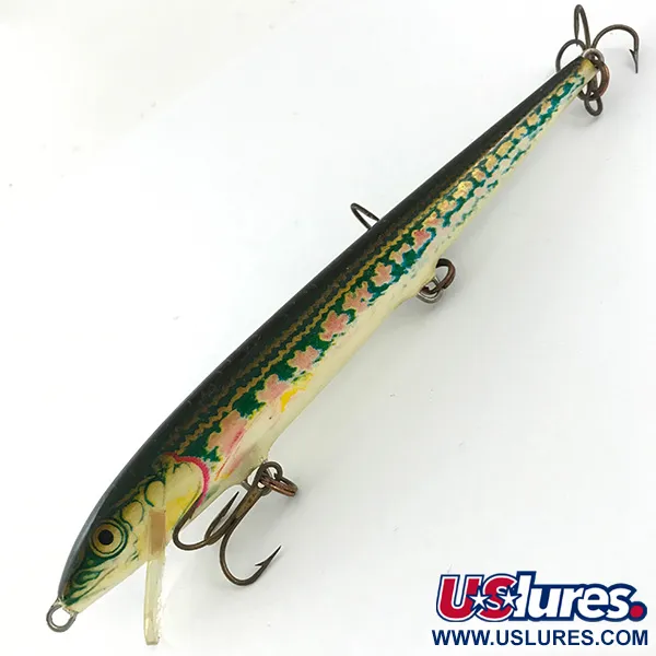 Rapala Original Floater Poisson Nageur, Rouge/Doré/Vert, 7g, #4453