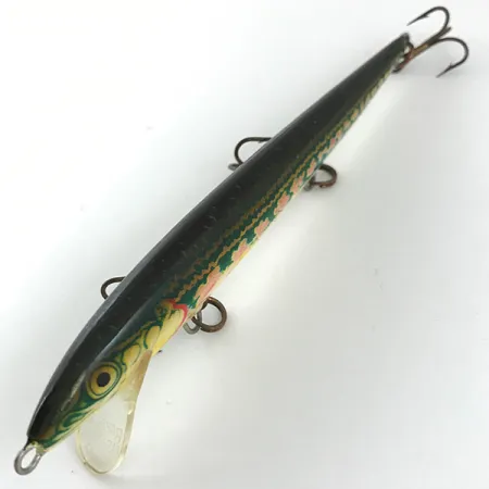 Rapala Original Floater Poisson Nageur, Rouge/Doré/Vert, 7g, #4453
