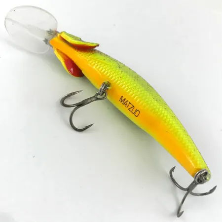 Matzuo Kinchou Minnow Poisson nageur, Chartreuse, 9g, Ouïes, #4458