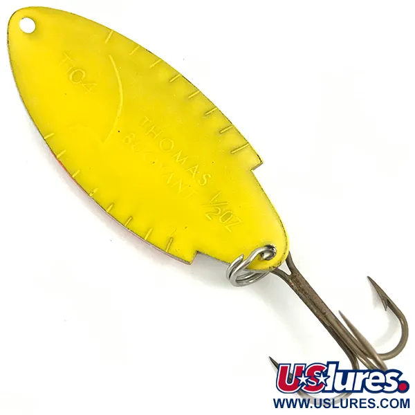 Thomas Buoyant Cuillère, Truite / Jaune, 14g, Profil Entaillé, #4463