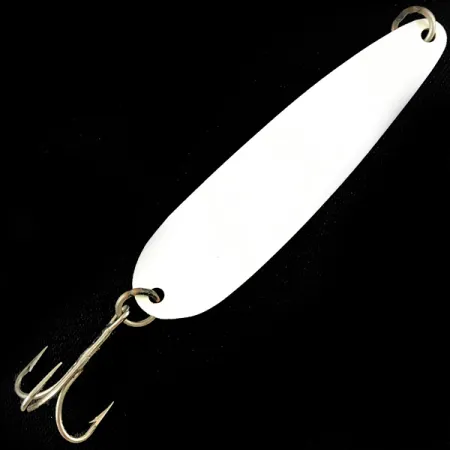 Luhr Jensen Westport Wobbler Cuillère, Blanc / Noir, 16g, Émail, #4467