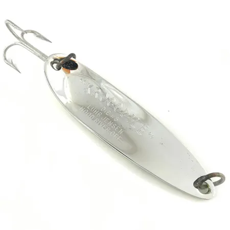 Luhr Jensen Krocodile Die #5 Cuillère, Jaune/Vert/Nickel, 23g, #4470