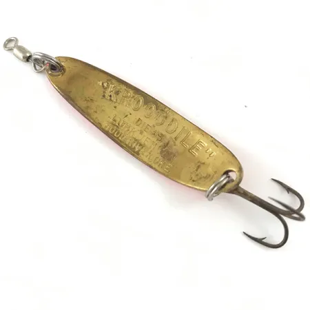 Luhr Jensen Krocodile Die #3 UV Cuillère, Pink/Gold, 10g, UV, #4471