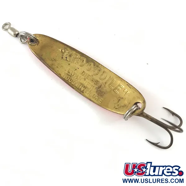 Luhr Jensen Krocodile Die #3 UV Cuillère, Pink/Gold, 10g, UV, #4471