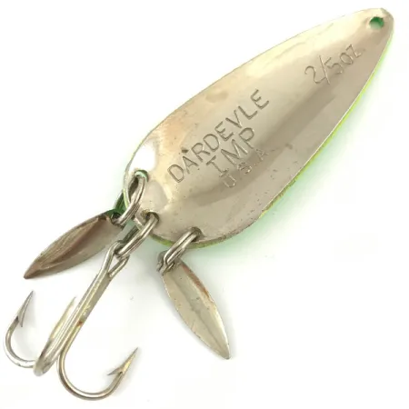 Eppinger Dardevle Imp Klicker UV Cuiller, Fluorescent Green UV, 11g, #4481