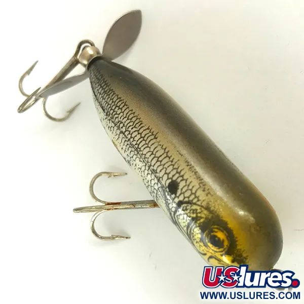 Heddon Baby Torpedo Leurre de Surface, Argent, 9g, Hélice, #4483