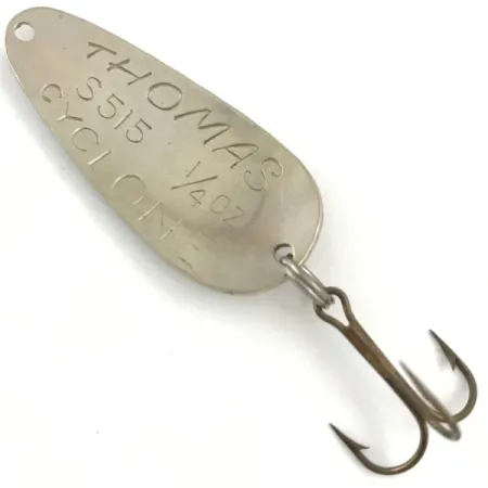 Thomas Cyclone Cuillère, Nickel / Rouge, 7g, Design Larme, #4506