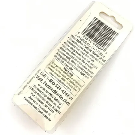 Panther Martin 2 Cuiller, Or / Rouge, 1.77g, plaqué or, #4540