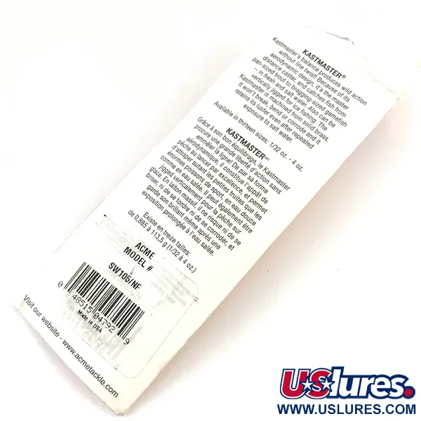 Acme Kastmaster UV Cuillère, Orange UV Glow, 3.5g, UV-réactif, #4546