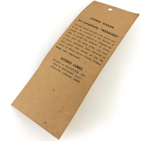 Hydro Lures Weedless Hydro Spoon Cuillère, Jaune/Rouge, 14g, Anti-herbe, #4552