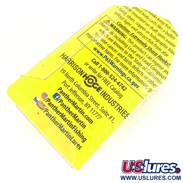 Panther Martin 6 Cuillère, Truite Arc-en-ciel, 6g, Holographique, #4580