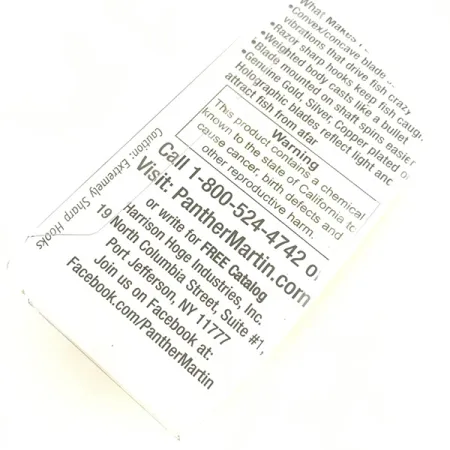 Panther Martin 6 Cuiller, Jaune Rouge, 7g, Palette In-Line, #4581