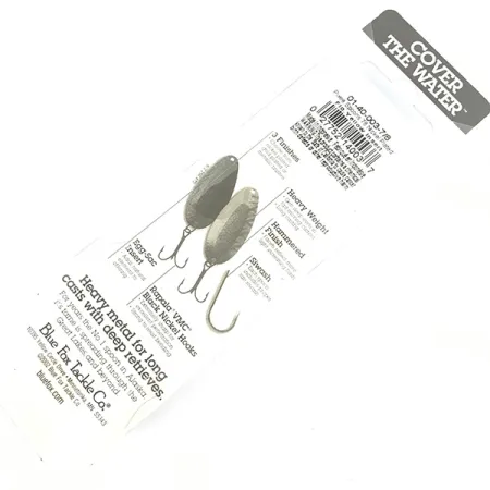 Blue Fox Pixee UV Cuillère, Nickel martelé / Jaune, 24g, #4587