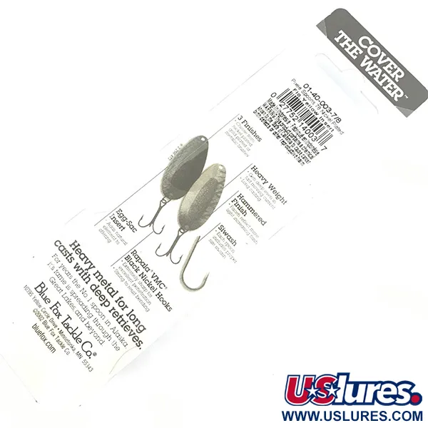 Blue Fox Pixee UV Cuillère, Nickel martelé / Jaune, 24g, #4587