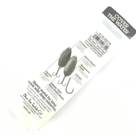 Blue Fox Pixee Cuillère, Hammered Nickel / Blue, 24g, UV Bright, #4588