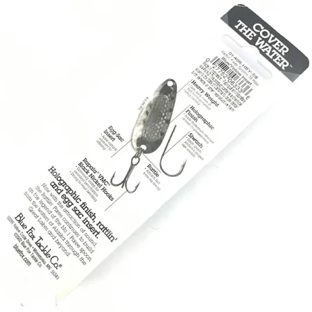 Blue Fox Rattlin Pixee UV Cuillère, Bleu/Jaune, 24g, Bruitage, #4590